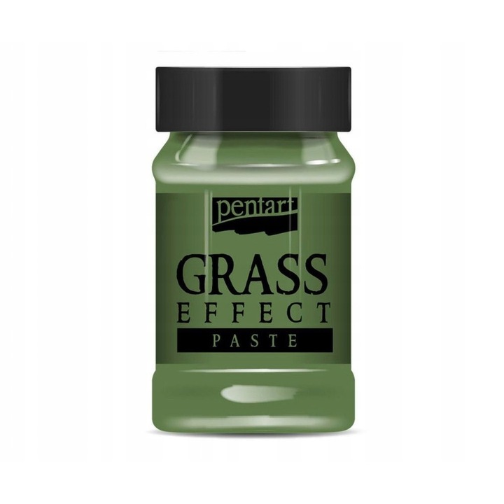 Паста с ефект на трева Pentart, Декоративна, Зелена, 100 мл
