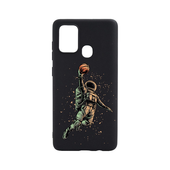 BestCase Slim Szilikon 0.8MM telefontok, Realme C25s / 7i Global, Astronaut Basketball, B 1003