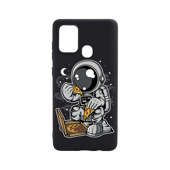 BestCase Slim Szilikon 0.8MM telefontok, Realme C12, Astronaut Pizza, B 1004