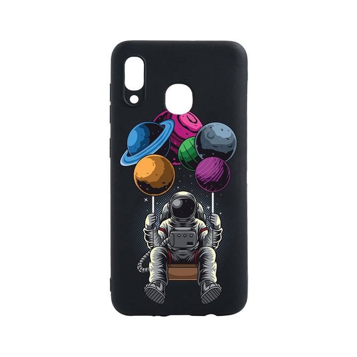 BestCase Slim Szilikon 0.8MM telefontok, Huawei P Smart (2019), Astronaut, B 995