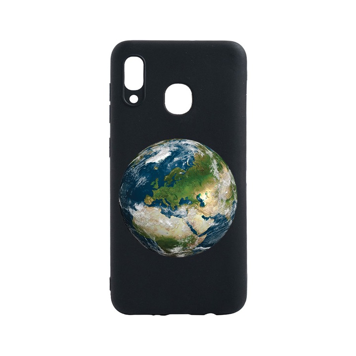 Husa BestCase® Slim SIlicon 0.8MM, Compatibila Cu Huawei P20 Lite, Earth, Rezistenta la uzura, B 946