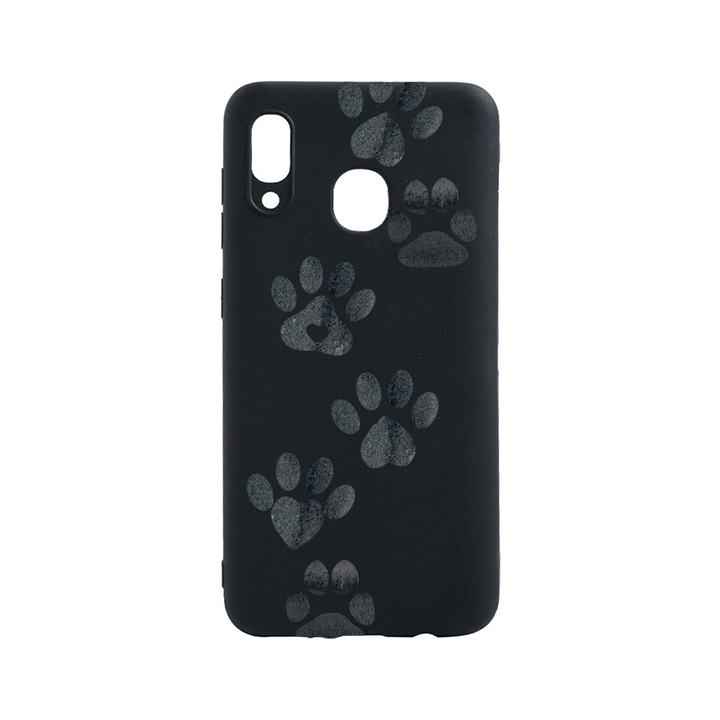 BestCase Slim Szilikon 0.8MM telefontok, Huawei P Smart (2019), Dog Paw, B 1013