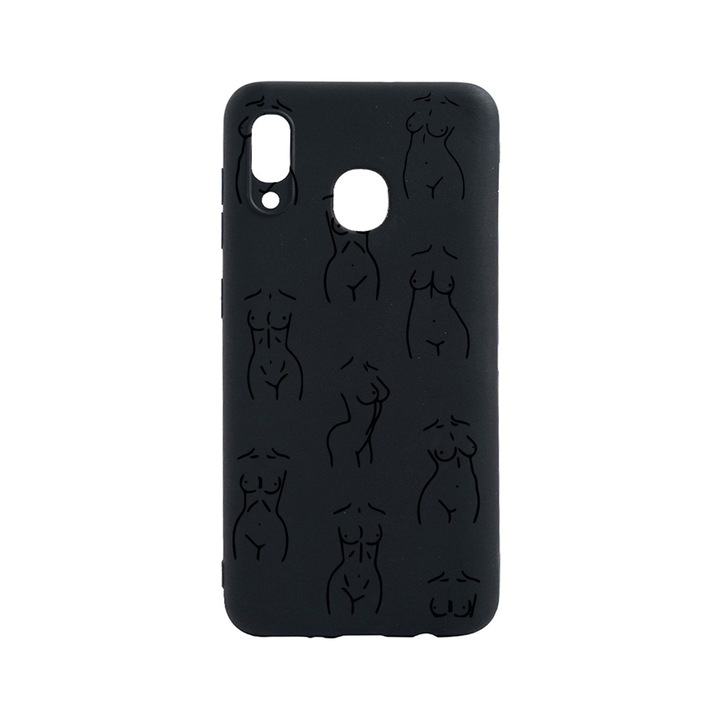 BestCase Slim Szilikon 0.8MM telefontok, Huawei P Smart (2019), Body Pattern, B 1061