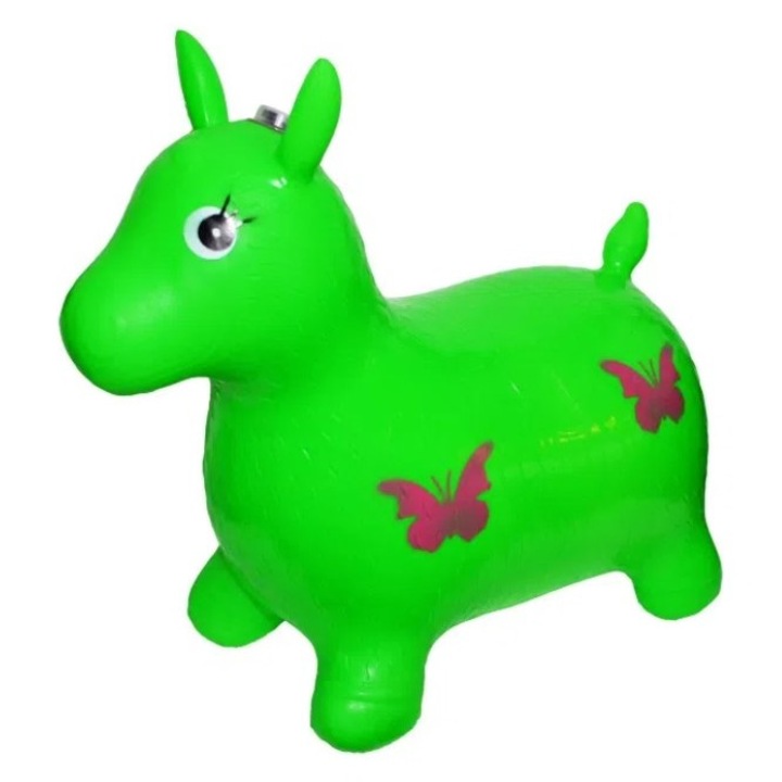 Jucarie interactiva calut muzical de sarit, Verde