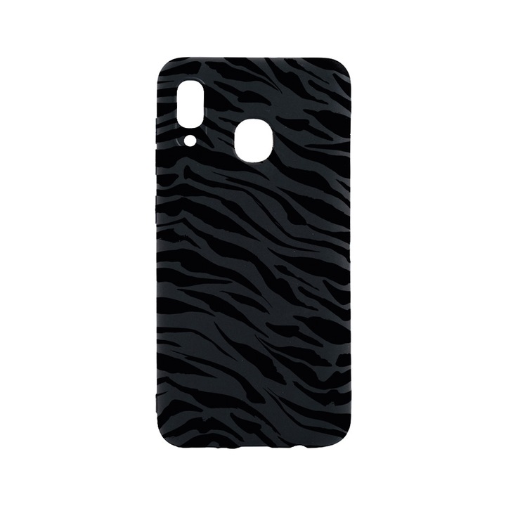 BestCase Slim Szilikon 0.8MM telefontok, Huawei P20 Lite, Tiger Pattern, B 1058
