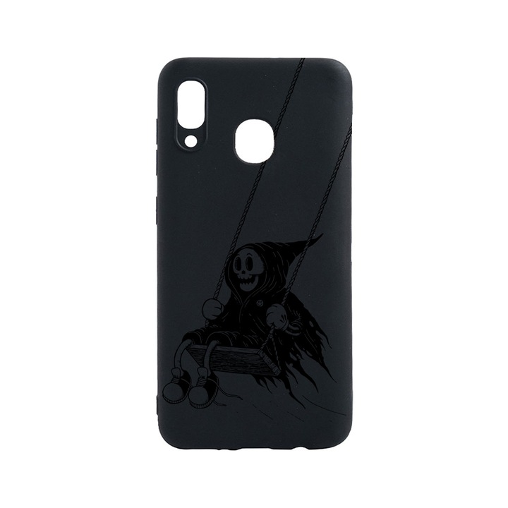 BestCase Slim Szilikon 0.8MM telefontok, Huawei P Smart (2019), Death Swinging, B 1063