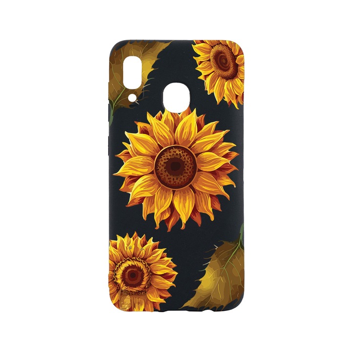 BestCase Slim Szilikon 0.8MM telefontok, Huawei P Smart (2019), Sun Flower, B 1070