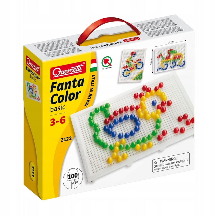 Quercetti Abc 123 Magnetic – 48 Letras Y 48 Números Magnéticos, 10 Figuras, Hecho En Italia