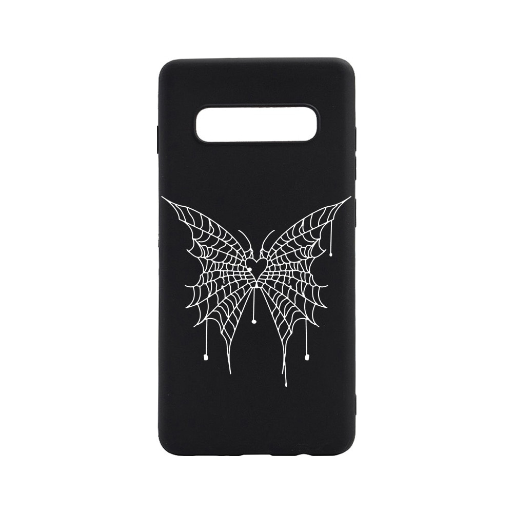 Husa BestCase® Slim SIlicon 0.8MM, Compatibila Cu Samsung Galaxy S10 Plus, Butterfly, Rezistenta la uzura, B 1042