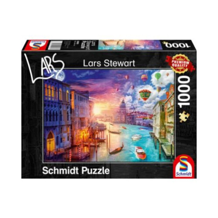 Puzzle Schmidt de 1000 piese - Veletia ziua si noaptea