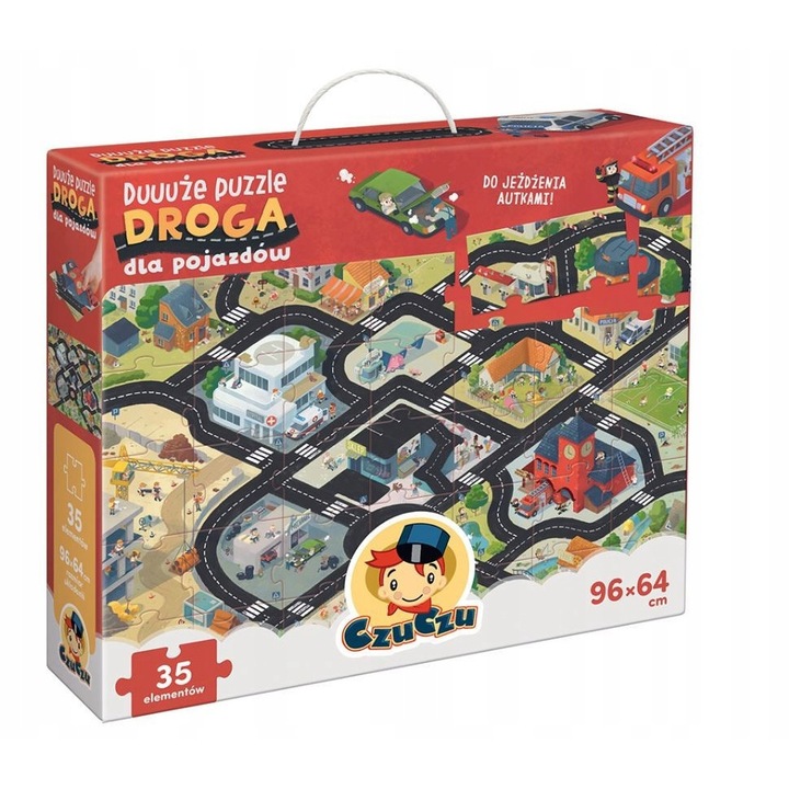 Пъзел Превозни средства, Czuczu, 35 части, Многоцветен