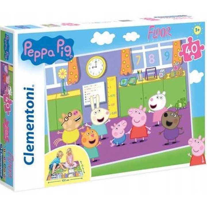 Пъзел Peppa Pig, Clementoni, 40 части, Многоцветен