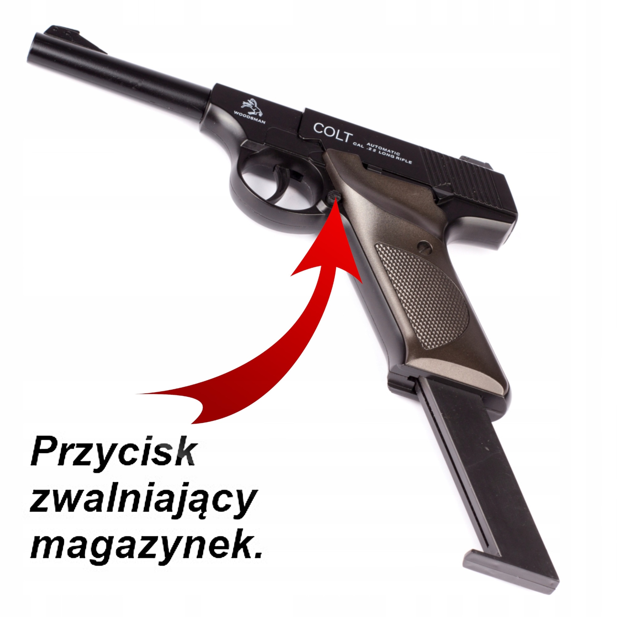 Pistol airsoft, Metal, 6 mm, Negru - eMAG.ro