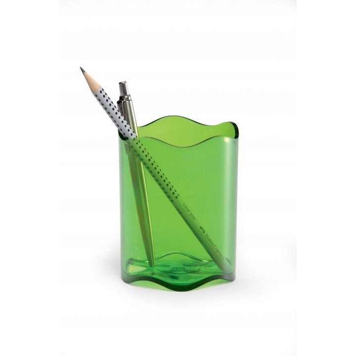 Suport creioane Durable, Verde/Transparent