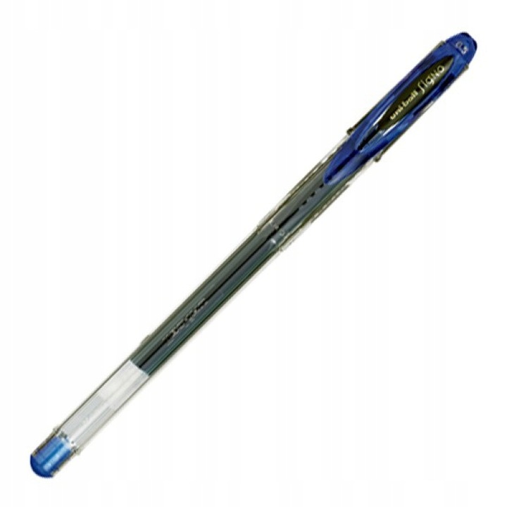 Uni gél toll, 0,3 mm, kék