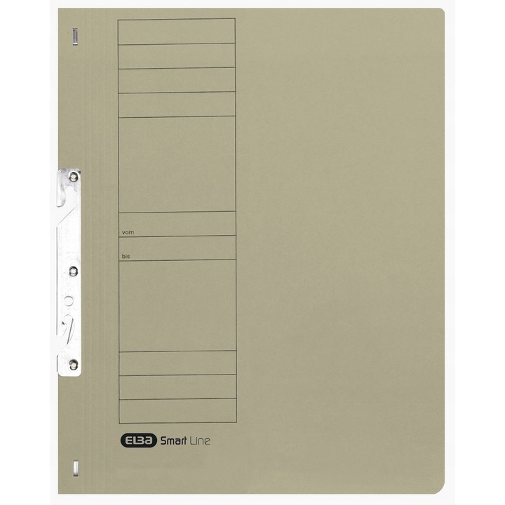 Папка А4, Елба, Картон, Сива