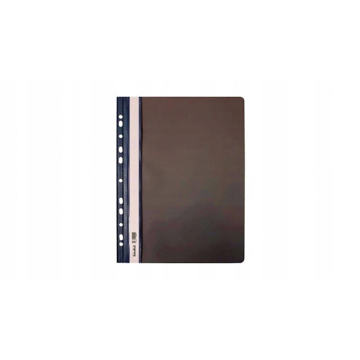 Папка Biurfol, A4, PVC, Черна, 10 бр