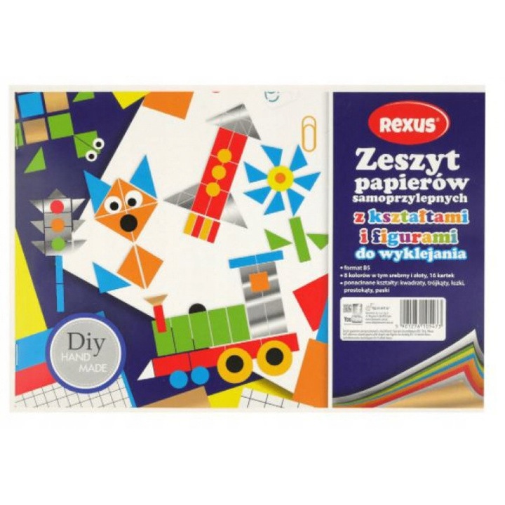 Ragadós papír gyerekeknek, Beniamin, Multicolor