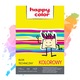 Hartie glasata Happy Color, A4, 10 coli, Multicolor