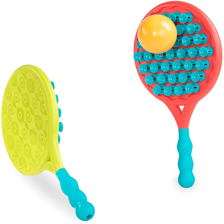 BToys Tapadókorongos teniszütő készlet, labdával