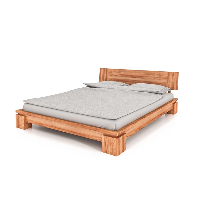 Pat jos VINCI, The Beds, Lemn masiv, 168 x 203, Maro Stejar