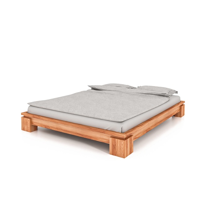 Cadru de pat, The Beds, Lemn, 188 x 233, Maro