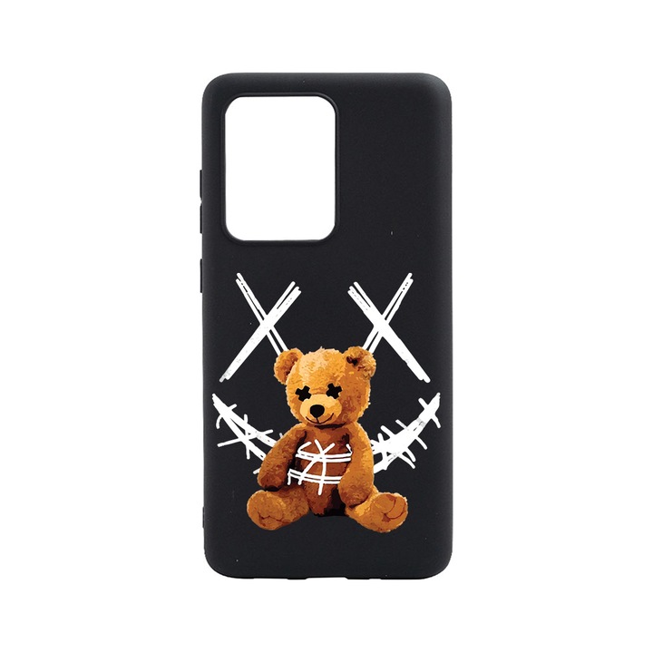 BestCase Slim Szilikon 0.8MM telefontok, Huawei P40, Teddy Bear Smile, B 982