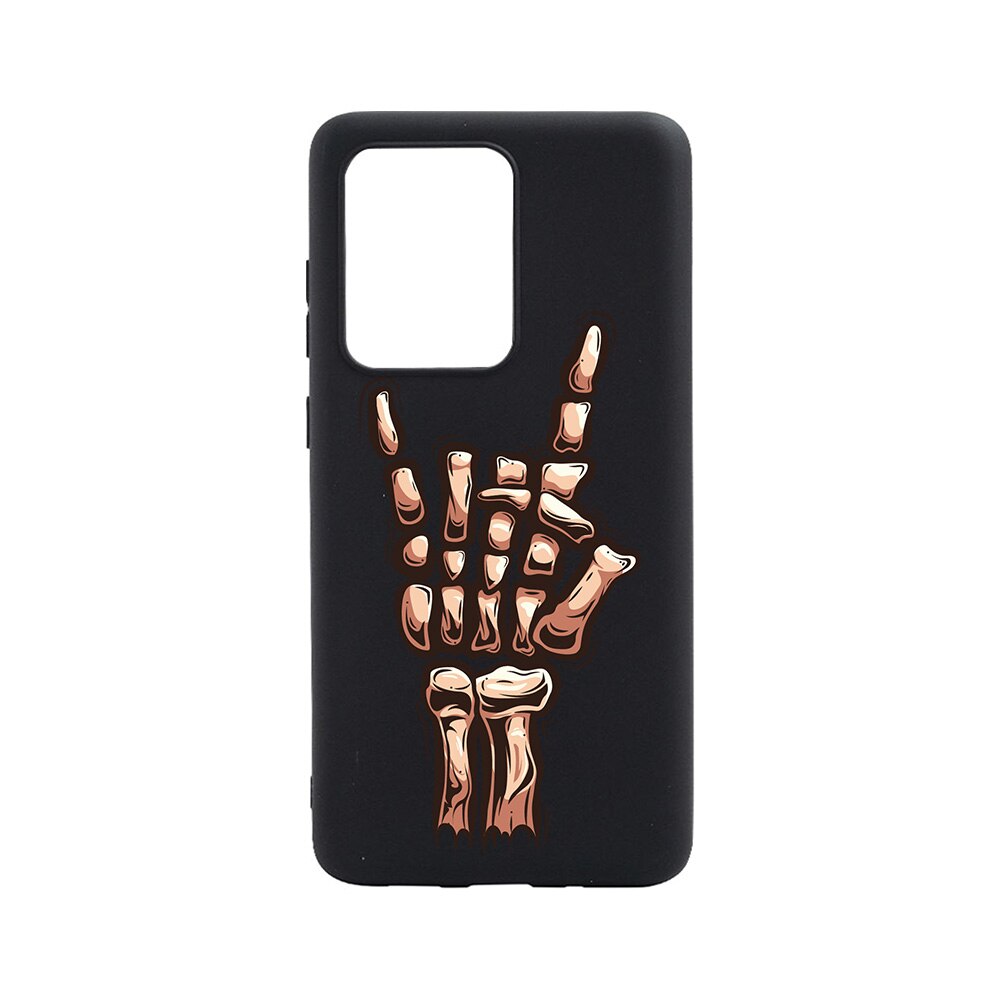 Силиконов калъф BestCase за Xiaomi Redmi Note 12 5G, Skeleton Hand FU ...