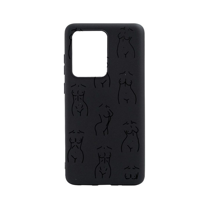 BestCase Slim Szilikon 0.8MM telefontok, Huawei P40, Body Pattern, B 1061