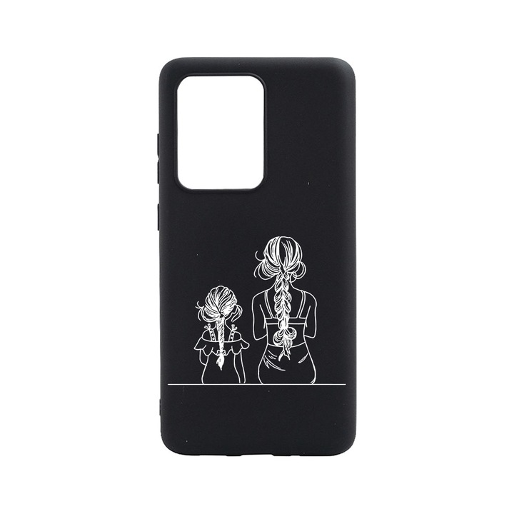 BestCase Slim Szilikon 0.8MM telefontok, Huawei P40, Mom And Daughter, B 1048