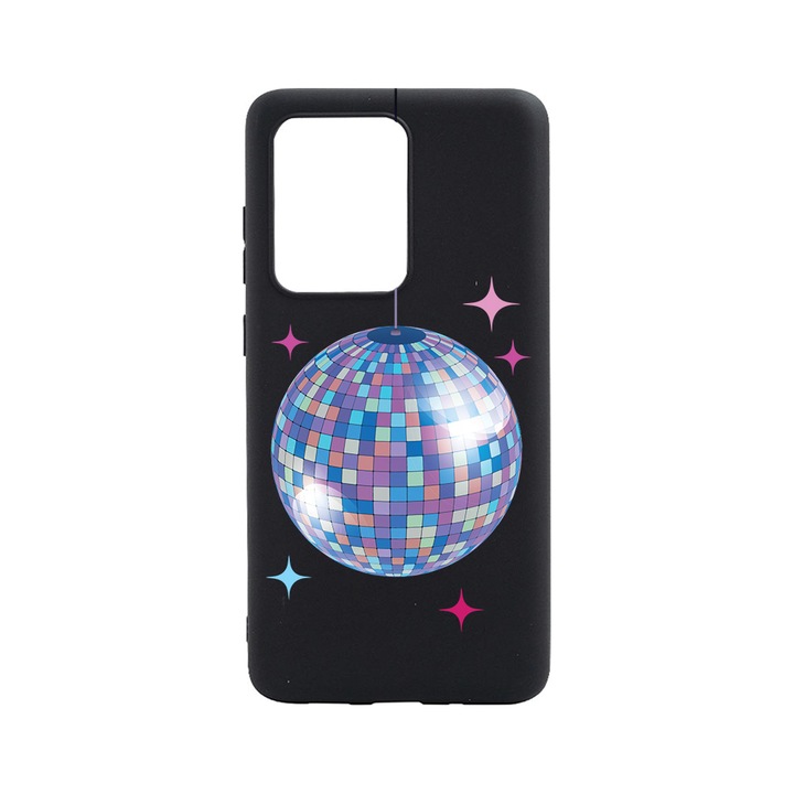 BestCase Slim Szilikon 0.8MM telefontok, Huawei P40, Disco Ball, B 1006