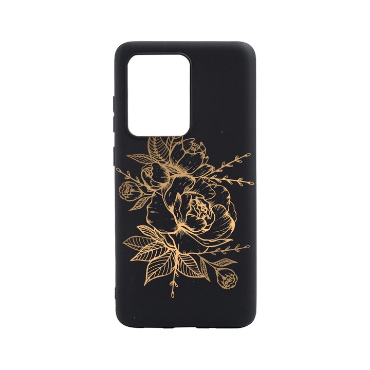BestCase Slim Szilikon 0.8MM telefontok, Huawei P40, Golden Rose, B 989