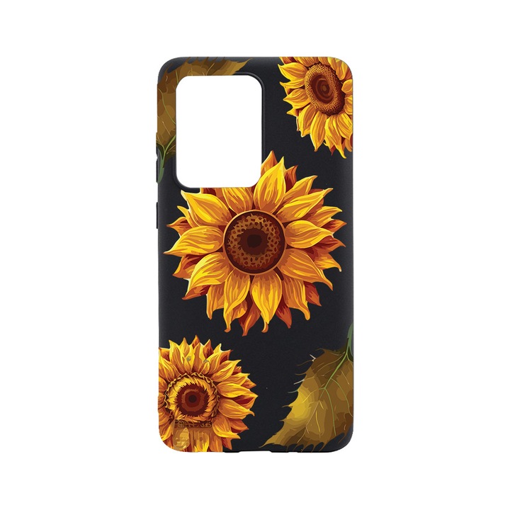BestCase Slim Szilikon 0.8MM telefontok, Huawei P40, Sun Flower, B 1070