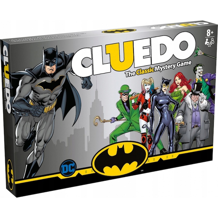 Joc pentru copii Batman, Cluedo, Carton, Multicolor