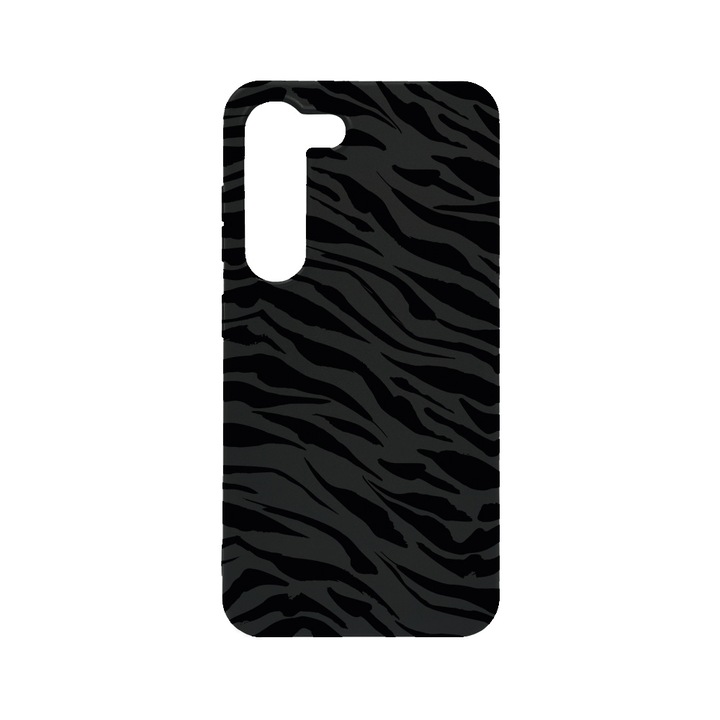 BestCase Slim Szilikon 0.8MM telefontok, Samsung Galaxy S23, Tiger Pattern, B 1058