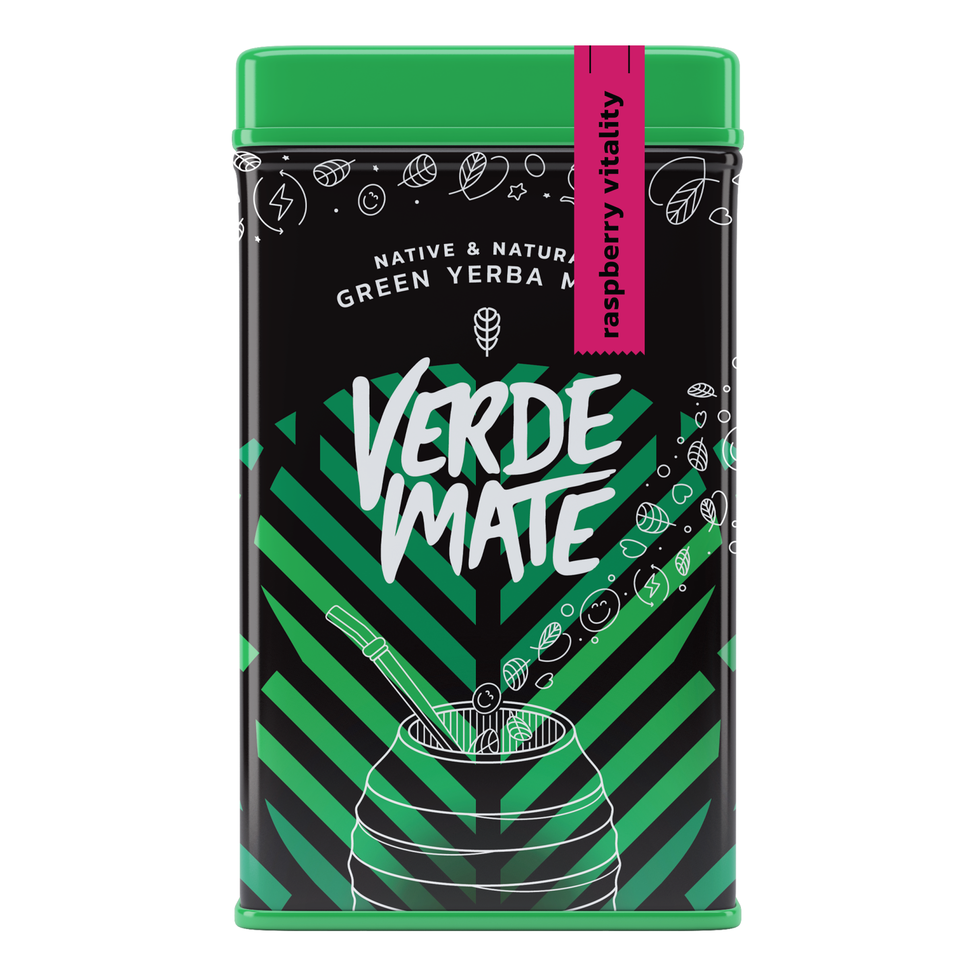Чай Yerba Mate Tea, Green Mate Raspberry Vitality, Yebera, Малина ...
