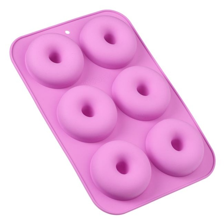 Forma pentru 6 gogosi eBA®, Silicon, Mov, 25.5 cm