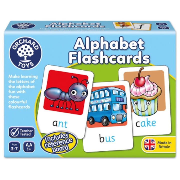 Orchard Toys angol ábécé kártya játék, fejlesztő és oktató játék