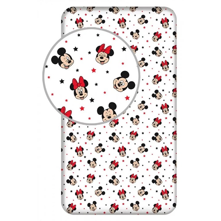 Disney Minnie gumis lepedő stars 90x200cm