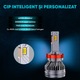 Set 2 Becuri Auto LED H7, AutoREY®, Bec H7 LED, 136W, 30000LM, Lumina Alb Rece 6000K, Super CSP cu Cipuri Performante, Unghi 360° si Rezistenta la Apa, Montaj Plug & Play Fara Eroare CANBUS, Led H7 Compatibil pentru Faza Lunga si Scurta, Durata Mare