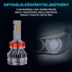 H8/H11 LED Izzókészlet, AutoREY® Super CSP, 2 Darab, 136W Teljesítmény, 30000 Lumen Fényerő, 6000K Hidegfehér Fény, 360° Világítás Minden Izzónál, Fejlett CSP Chip Technológia, Beépített CANBUS, Plug & Play, Nincs Izzóhiba Jelzés, Hosszú Élettartam