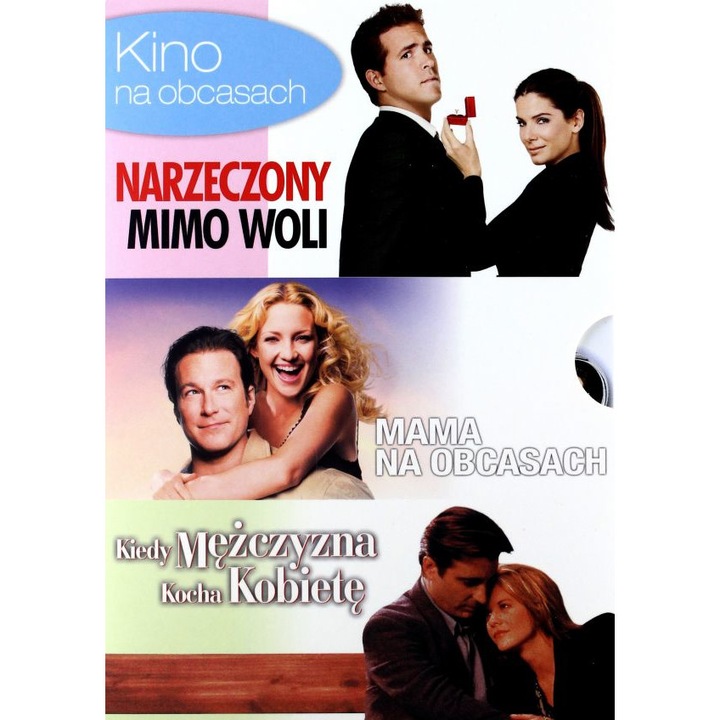 Kino na obcasach vol. 1: Narzeczony mimo woli / Mama na obcasach / Kiedy mężczyzna kocha kobietę BOX [3DVD]