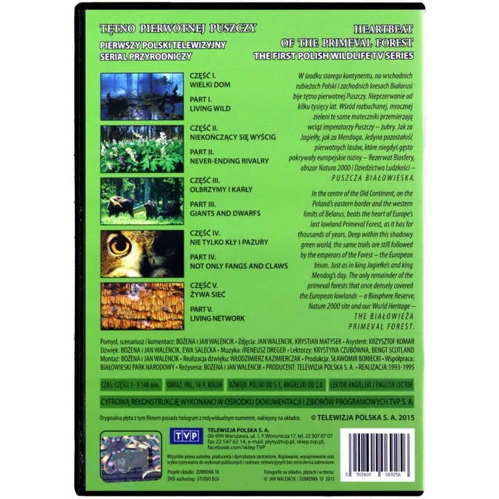 Tętno pierwotnej puszczy [DVD]