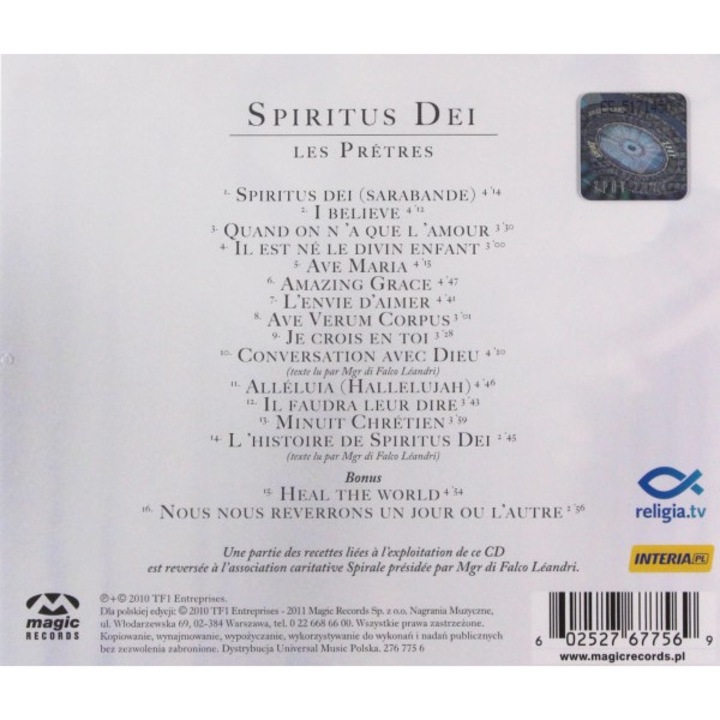 Les Pretres: Spiritus Dei (Polska Cena) [CD]