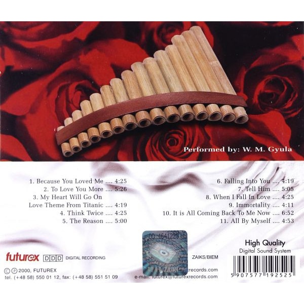 Gyula Celine Dion Love Songs For Pan Pipes [CD] eMAG.ro