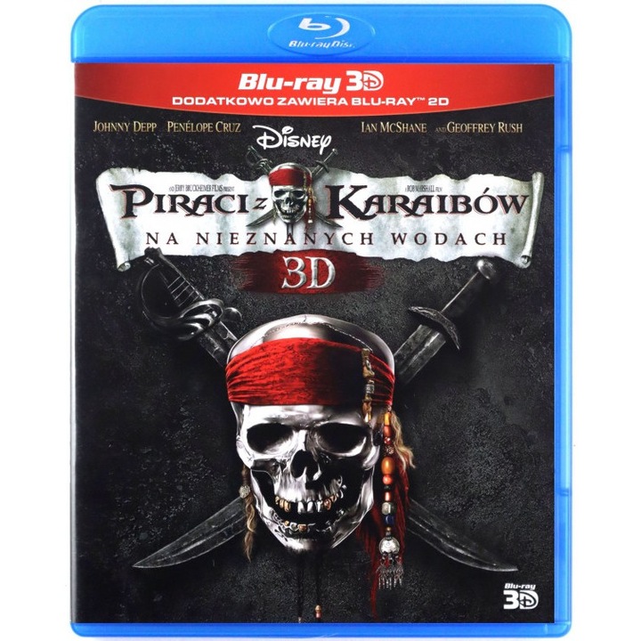 A Karib-tenger kalózai: Ismeretlen vizeken [Blu-Ray 3D]+[Blu-Ray]