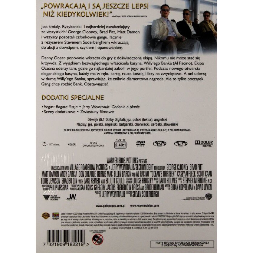 Бандата на Оушън 3 [DVD] - eMAG.bg