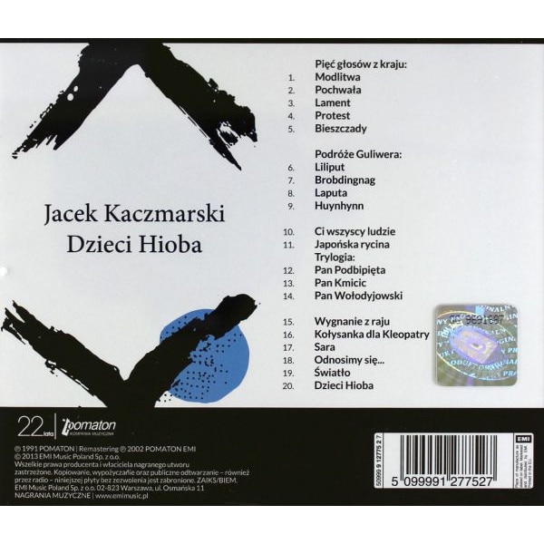 Jacek Kaczmarski: Dzieci Hioba (Reedycja) [CD] - eMAG.ro