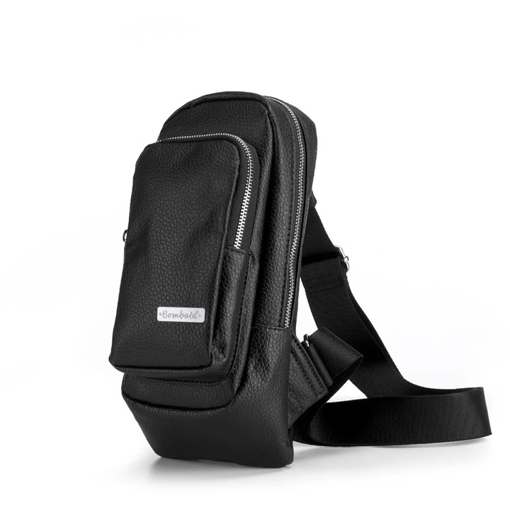 Rucsac dama, Bombata, Piele ecologica, Negru