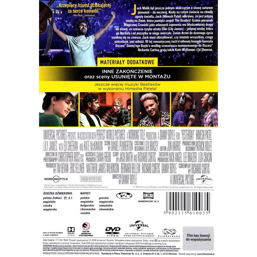 Yesterday [DVD] - eMAG.ro